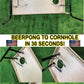 2-in-1 Cornhole & Pong Table - Wood Planks